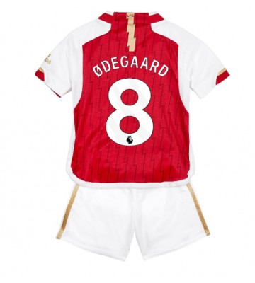Maillot de foot Arsenal Martin Odegaard #8 Domicile enfant 2023-24 Manches Courte (+ pantalon court)